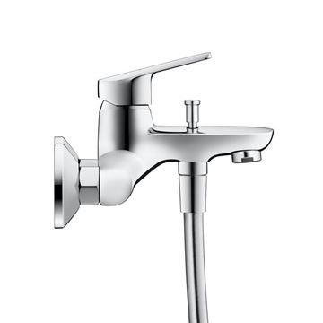 DURAVIT NO.1 vaňová nástenná batéria, s prepínačom, chróm N15230000010 Obrázek - fotka