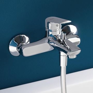 DURAVIT NO.1 vaňová nástenná batéria, s prepínačom, chróm N15230000010 Obrázek - fotka