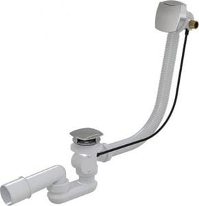 RIHO vaňový sifón 80 cm, s napúšťaním prepadom, bovden, chróm
