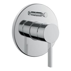 KARTELL BY LAUFEN vaňová podomietková batéria, s prepínačom, chróm