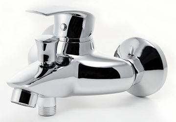 NOVASERVIS METALIA 57 vaňová nástenná batéria, s prepínačom, so sprchovou súpravou, chróm 57024,0 Obrázek - fotka