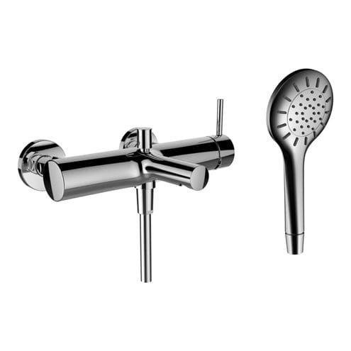 LAUFEN TWINPLUS vaňová nástenná batéria, s prepínačom, so sprchovou súpravou, chróm HF905460100600 Obrázek - Hlavní obrázek