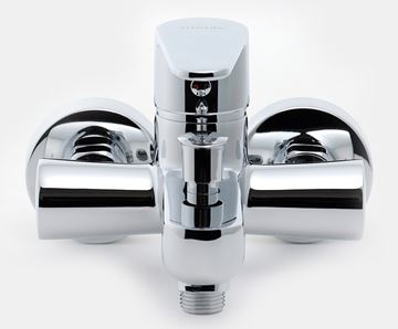 NOVASERVIS TITANIA FRESH vaňová nástenná batéria, s prepínačom, chróm 96024/1,0 Obrázek - fotka