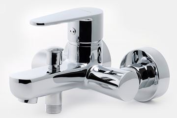 NOVASERVIS TITANIA FRESH vaňová nástenná batéria, s prepínačom, chróm 96024/1,0 Obrázek - fotka