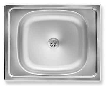 NOVASERVIS nerezový drez 500x400 mm, otočný