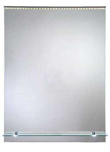 AMIRRO ORION OP zrkadlo 50x70 cm, s osvetlením, s poličkou 901-374 Obrázek - Hlavní obrázek
