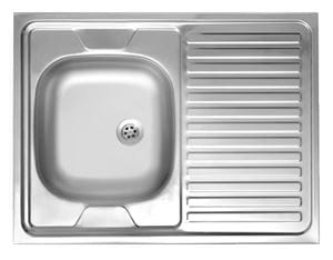 NOVASERVIS nerezový drez 800x600 mm, odkvapkávač vpravo