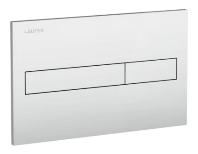 LAUFEN LIS AW1 ovládacie tlačidlo pre dve splachovania, plast, matný chróm H8956610070001 Obrázek - Hlavní obrázek
