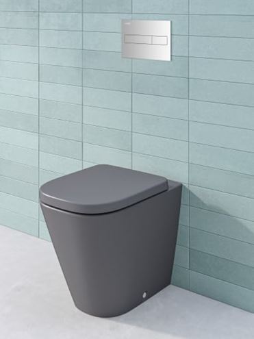 LAUFEN LIS AW1 ovládacie tlačidlo pre dve splachovania, plast, matný chróm H8956610070001 Obrázek - fotka