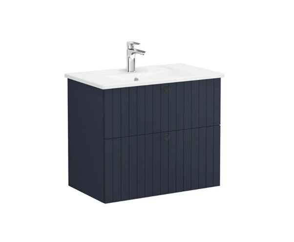 VITRA ROOT GROOVE skrinka s umývadlom 80x47x67 cm, 2 zásuvky, matná tmavo modrá 69434 Obrázek - Hlavní obrázek