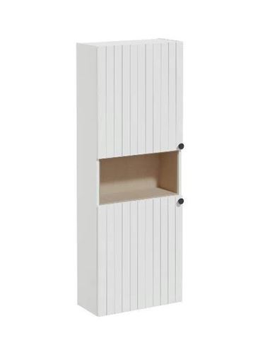 VITRA ROOT GROOVE vysoká skrinka 57x27x155 cm, 1 polica, 2 dvierka, matná biela 69107 Obrázek - Hlavní obrázek