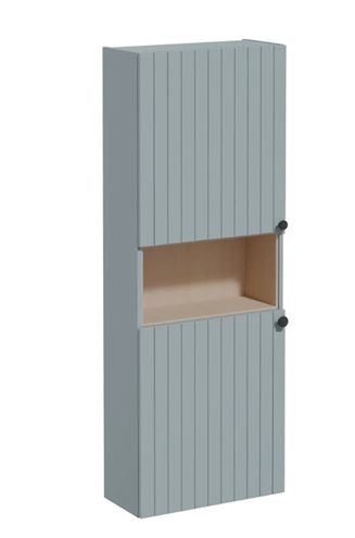 VITRA ROOT GROOVE vysoká skrinka 57x27x155 cm, 1 polica, 2 dvierka, matná zelená 69110 Obrázek - Hlavní obrázek