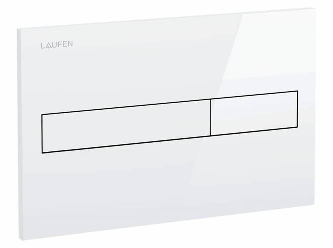 LAUFEN LIS AW1 ovládacie tlačidlo pre dve splachovania, plast, biela H8956610000001 Obrázek - Hlavní obrázek