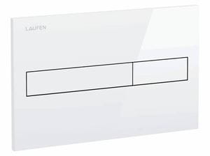 LAUFEN LIS AW1 ovládacie tlačidlo pre dve splachovania, plast, biela