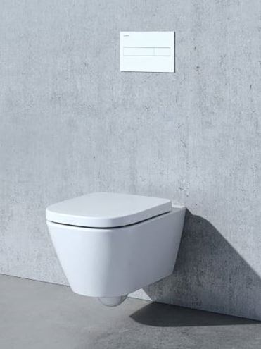 LAUFEN LIS AW1 ovládacie tlačidlo pre dve splachovania, plast, biela H8956610000001 Obrázek - fotka