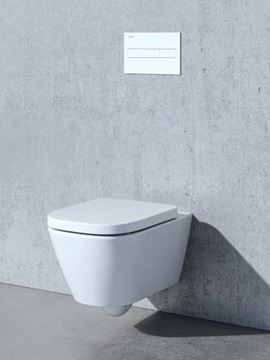 LAUFEN LIS AW1 ovládacie tlačidlo pre dve splachovania, plast, biela H8956610000001 Obrázek - fotka