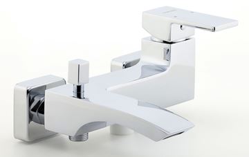 NOVASERVIS EDGE vaňová nástenná batéria, s prepínačom, chróm 36020/1,0 Obrázek - fotka