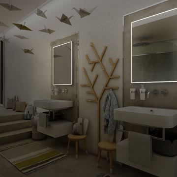 NIMCO 13000 zrkadlo 50x70 cm, reverzibilné, s osvetlením ZP 13001 Obrázek - fotka