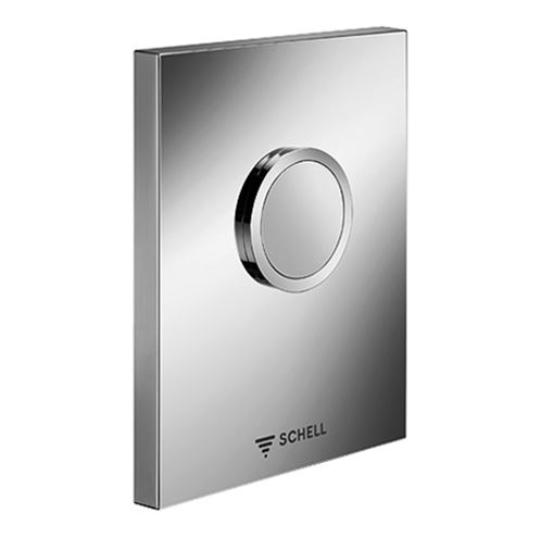 SCHELL EDITION ovládacie tlačidlo splachovania, Štart/Stop, antivandal, zinok/oceľ, chróm/brúsený nerez 028032899 Obrázek - Hlavní obrázek