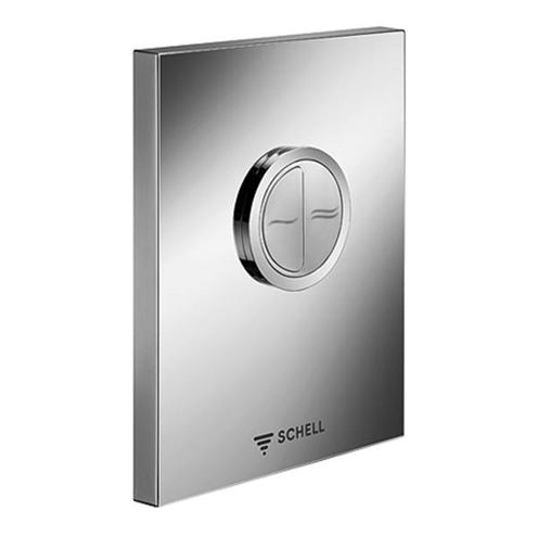 SCHELL EDITION ECO ovládacie tlačidlo pre dve splachovania, plast, alpská biela 028041599 Obrázek - Hlavní obrázek
