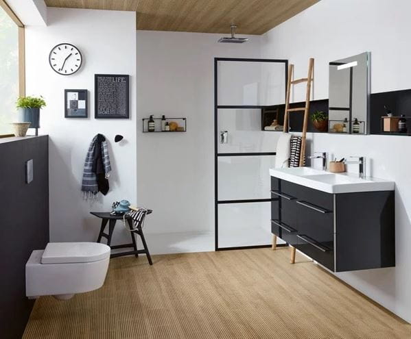 VILLEROY & BOCH VICONNECT 200G ovládacie tlačidlo pre dve splachovania, sklo, Glossy Grey 922400RA Obrázek - fotka
