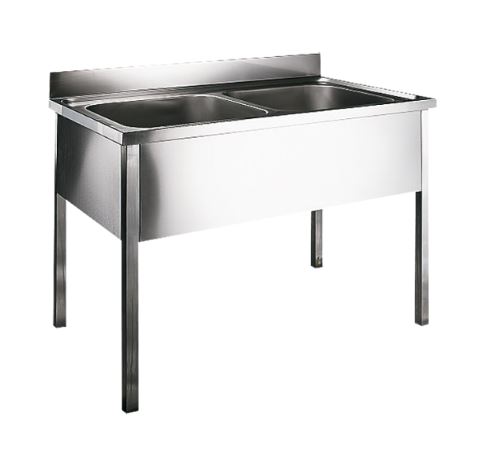 SANELA nerezový drez 1200x700 mm, veľkokapacitný, opláštenie SLUN 16 Obrázek - Hlavní obrázek