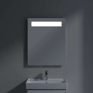 VILLEROY & BOCH MORE TO SEE 14 zrkadlo 60x75 cm, s osvetlením, s reguláciou teploty svetla, s reguláciou stmievania, so senzorom A4296000 Obrázek - fotka