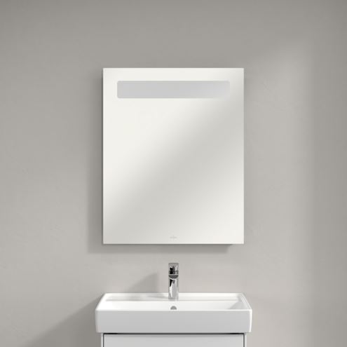 VILLEROY & BOCH MORE TO SEE 14 zrkadlo 60x75 cm, s osvetlením, s reguláciou teploty svetla, s reguláciou stmievania, so senzorom A4296000 Obrázek - fotka