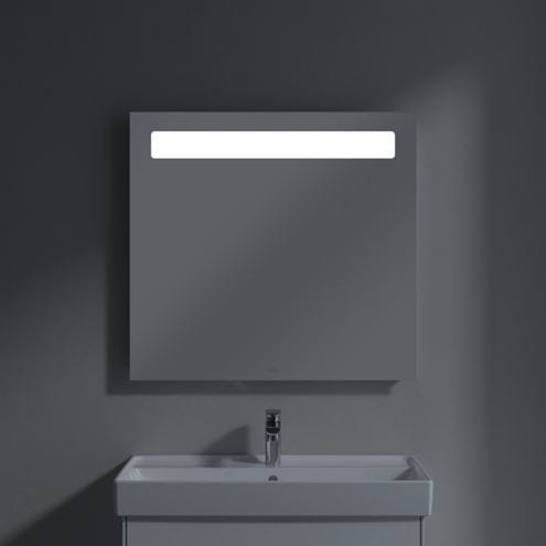 VILLEROY & BOCH MORE TO SEE 14 zrkadlo 80x75 cm, s osvetlením, s reguláciou teploty svetla, s reguláciou stmievania, so senzorom A4298000 Obrázek - fotka