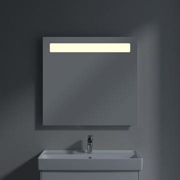 VILLEROY & BOCH MORE TO SEE 14 zrkadlo 80x75 cm, s osvetlením, s reguláciou teploty svetla, s reguláciou stmievania, so senzorom A4298000 Obrázek - fotka
