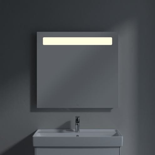 VILLEROY & BOCH MORE TO SEE 14 zrkadlo 80x75 cm, s osvetlením, s reguláciou teploty svetla, s reguláciou stmievania, so senzorom A4298000 Obrázek - fotka
