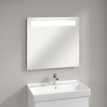 VILLEROY & BOCH MORE TO SEE 14 zrkadlo 80x75 cm, s osvetlením, s reguláciou teploty svetla, s reguláciou stmievania, so senzorom A4298000 Obrázek - fotka