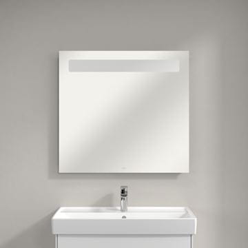 VILLEROY & BOCH MORE TO SEE 14 zrkadlo 80x75 cm, s osvetlením, s reguláciou teploty svetla, s reguláciou stmievania, so senzorom A4298000 Obrázek - fotka