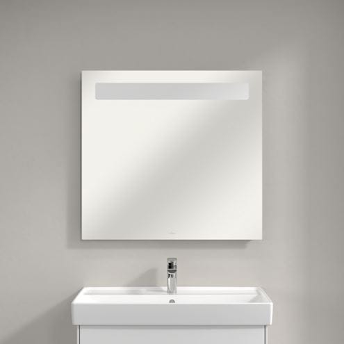 VILLEROY & BOCH MORE TO SEE 14 zrkadlo 80x75 cm, s osvetlením, s reguláciou teploty svetla, s reguláciou stmievania, so senzorom A4298000 Obrázek - fotka