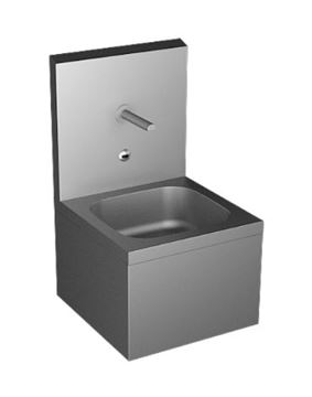 SANELA nerezový drez 475x450 mm, výtokové ramienko, senzor, antivandal