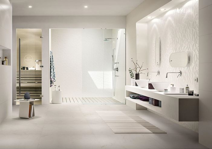MARAZZI ESSENZIALE dekor 40x120 cm, mat-lesk reliéf 3D, white MNP3 Obrázek - fotka