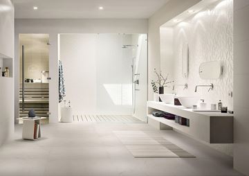 MARAZZI ESSENZIALE dekor 40x120 cm, mat-lesk reliéf 3D, white MNP3 Obrázek - fotka
