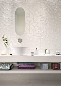 MARAZZI ESSENZIALE dekor 40x120 cm, mat-lesk reliéf 3D, white MNP3 Obrázek - fotka
