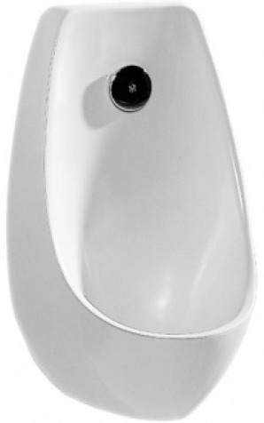 JIKA DOMINO pisoár, zadný prívod vody, Rimless splachovanie, Antibak H8411010000001 Obrázek - Hlavní obrázek