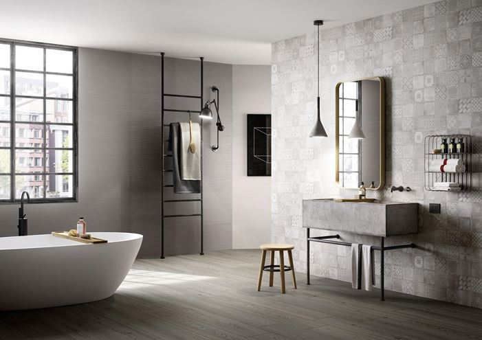 MARAZZI MATERIKA dekor 40x120cm, veľkoformátový, grigio/antracite MMJY Obrázek - fotka