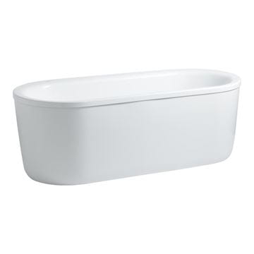 LAUFEN SOLUTIONS voľne stojaca vaňa 170x75 cm, s rámom a panelom, akrylát