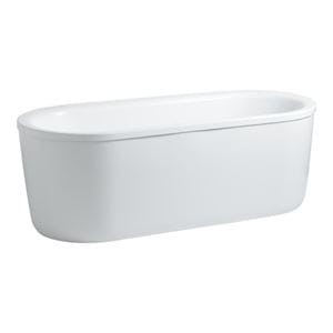 LAUFEN SOLUTIONS voľne stojaca vaňa 170x75 cm, s hliníkovým rámom, s panelom, akrylát