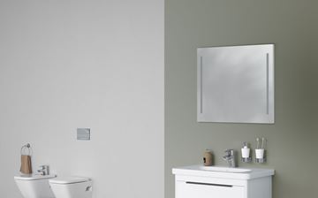 DŘEVOJAS STRIPE ZCO 100 zrkadlo 100x70 cm, s osvetlením, s reguláciou stmievania, so senzorom 29480 Obrázek - fotka