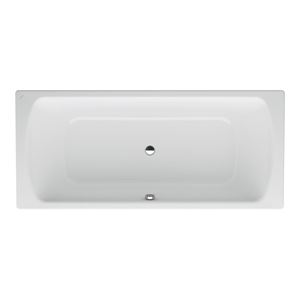 LAUFEN MODERNA PLUS vaňa 180x80 cm, pre 2 osoby, bez nožičiek, smaltovaná oceľ