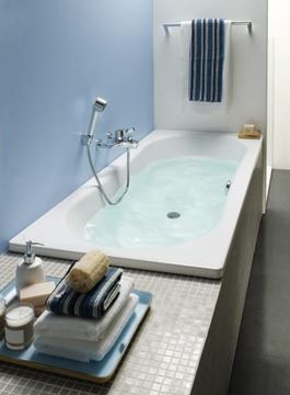 LAUFEN THALLIUM vaňa 180x80 cm, pre 2 osoby, bez nožičiek, smaltovaná oceľ H2250900000401 Obrázek - fotka