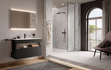 KEUCO EDITION ATELIER ručná sprcha 187 mm, matná čierna 56080370100 Obrázek - fotka