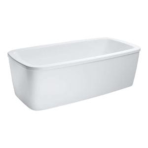 LAUFEN PALOMBA COLLECTION voľne stojaca vaňa 180x90 cm, s konštrukciou a panelom, akrylát