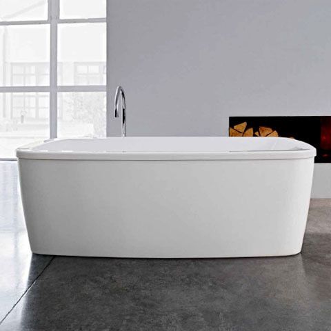 LAUFEN PALOMBA COLLECTION voľne stojaca vaňa 180x90 cm, s konštrukciou a panelom, akrylát H2318000000001 Obrázek - fotka