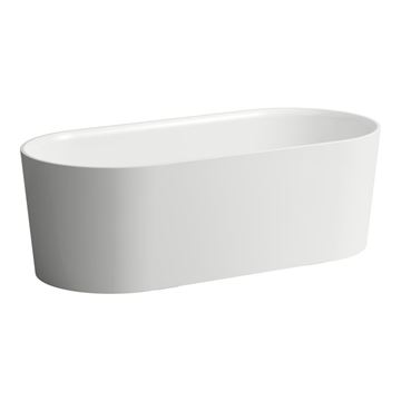 LAUFEN VAL voľne stojaca vaňa 160x75 cm, s odtokovou súpravou, sentec