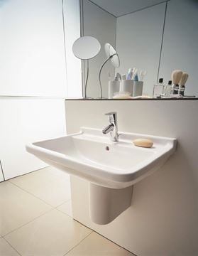 DURAVIT STARCK 3 umývadlo 65 cm, s otvorom pre batériu a prepadom 0300650000 Obrázek - fotka